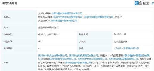 中國華融狀告寶能投資等 金融借款合同糾紛與投資興辦實(shí)業(yè)的背后